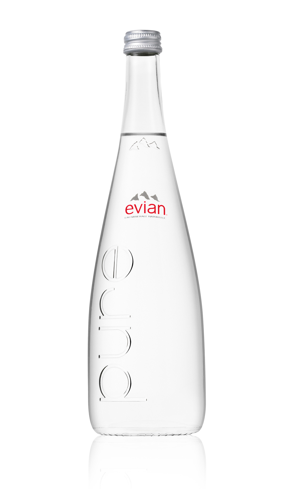 EVIAN GLASS PURE 75CL - Studio The Cube Productions Sàrl